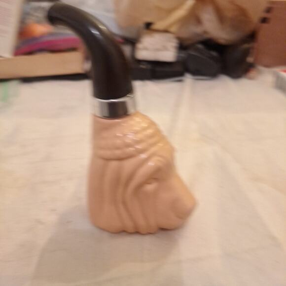 Vintage Avon Bloodhound Dog Pipe Bottle Wild Country After Shave Empt Bottle 5oz - Picture 3 of 4